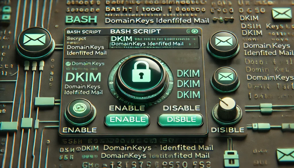 Enable or Disable Dkim on Enhance Panel